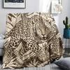 1PC Leopard Cub CloseUp Graphic Print Flannel Blanket High quality All Seasons for Lunch Break Warmth and Comfort Gifts Halloween Gifts