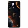 Funda de Dibujos Animados Para OPPO Reno 14 Pro Funda de Teléfono Suave de Silicona Para OPPO Reno14Pro Negra TPU Protectora Carcasa Trasera Mármol Para