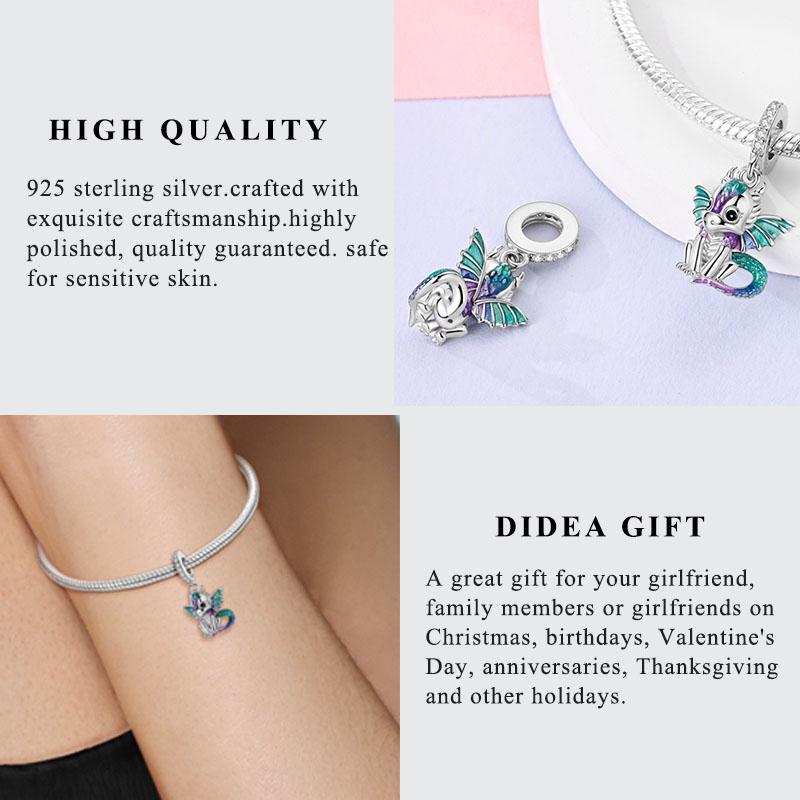 Copper Charm Animals Dog Cat Pets Charms Beads Fit Original Charm Bracelet Charms Pendant Jewelry Gifts