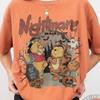 Comfort Colors Retro Nightmare On Main Street Pooh Tigger Halloween Shirt, Vintage WDW Disneyland Family Trip Matching, Winnie The Pooh Tee