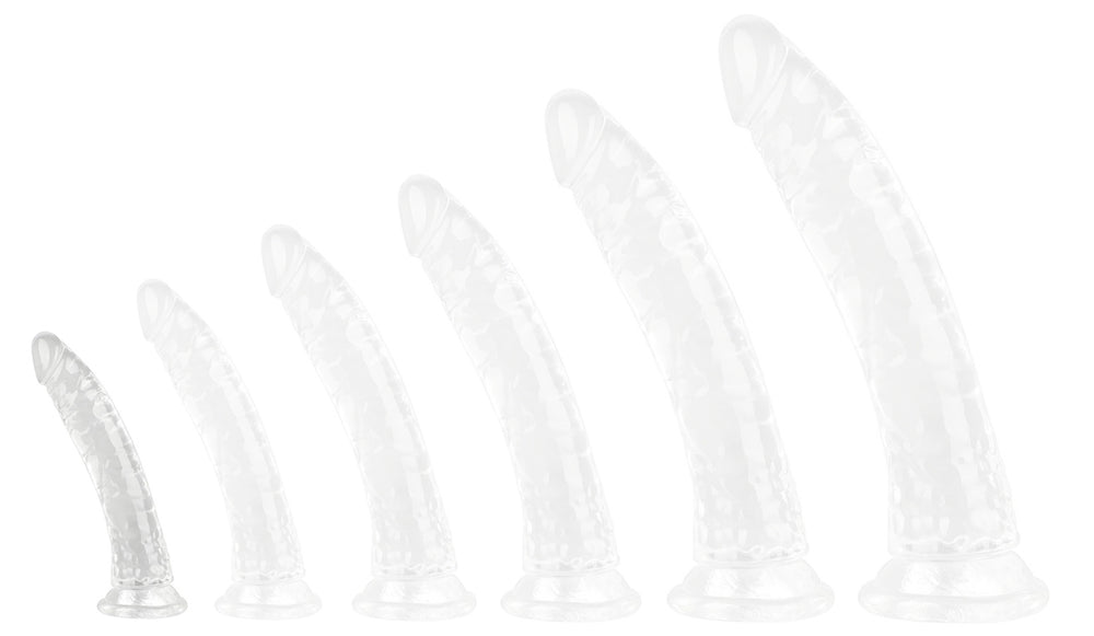 Gode transparent No Ball S 15 x 3.2cm - ClearlyHorny - GODE TRANSPARENT