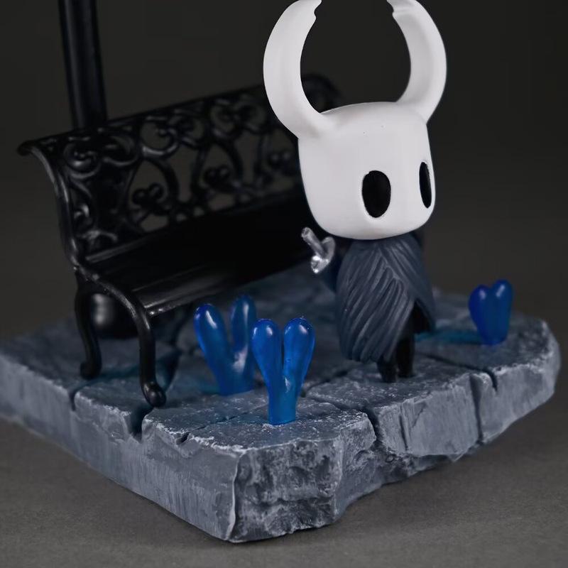Latest Hollow Knight Three Swordsmen Game Action Figurines Car Ornament Model Decorations Exquisite Figurines Boy Fashion Cool Present