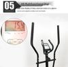 LCD Screen Indoor Elliptical Exercise Walker and Pedal Bike