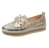 Fashion Mocassins À Enfiler Pour Femmes, Baskets En Maille, Décor Biscuits, Chaussures Plates Basses