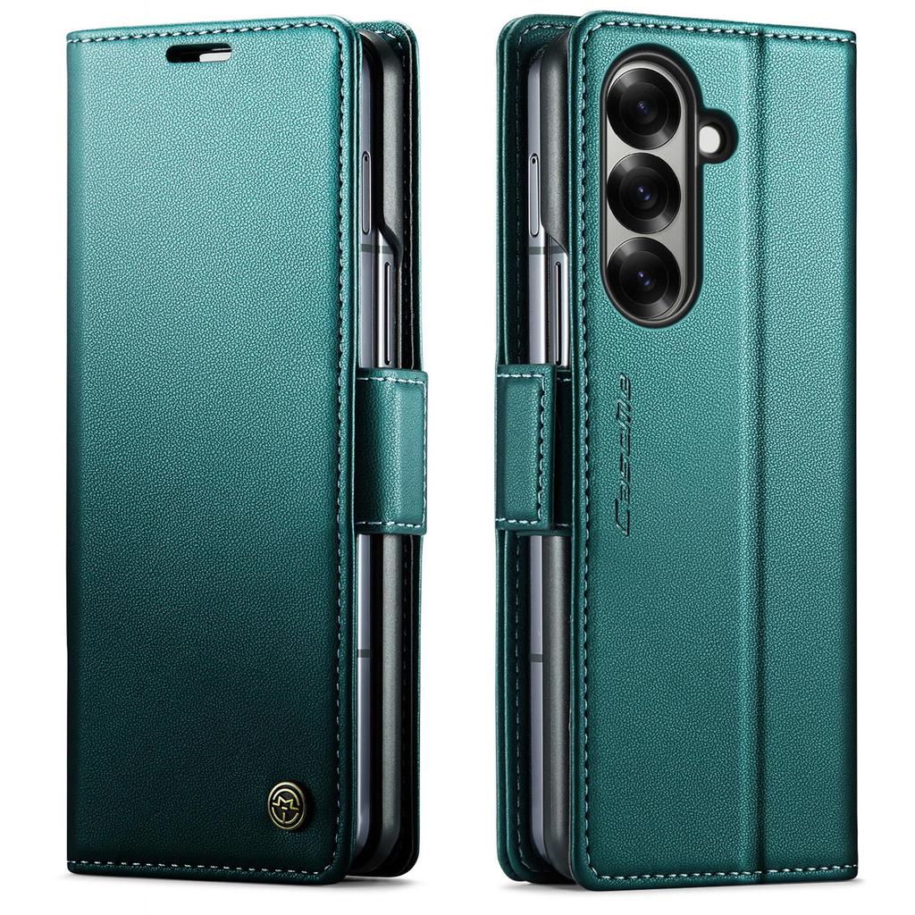 CaseMe For Samsung Galaxy Z Fold 7 Magnetic Flip Leather Wallet Case Skins Cover