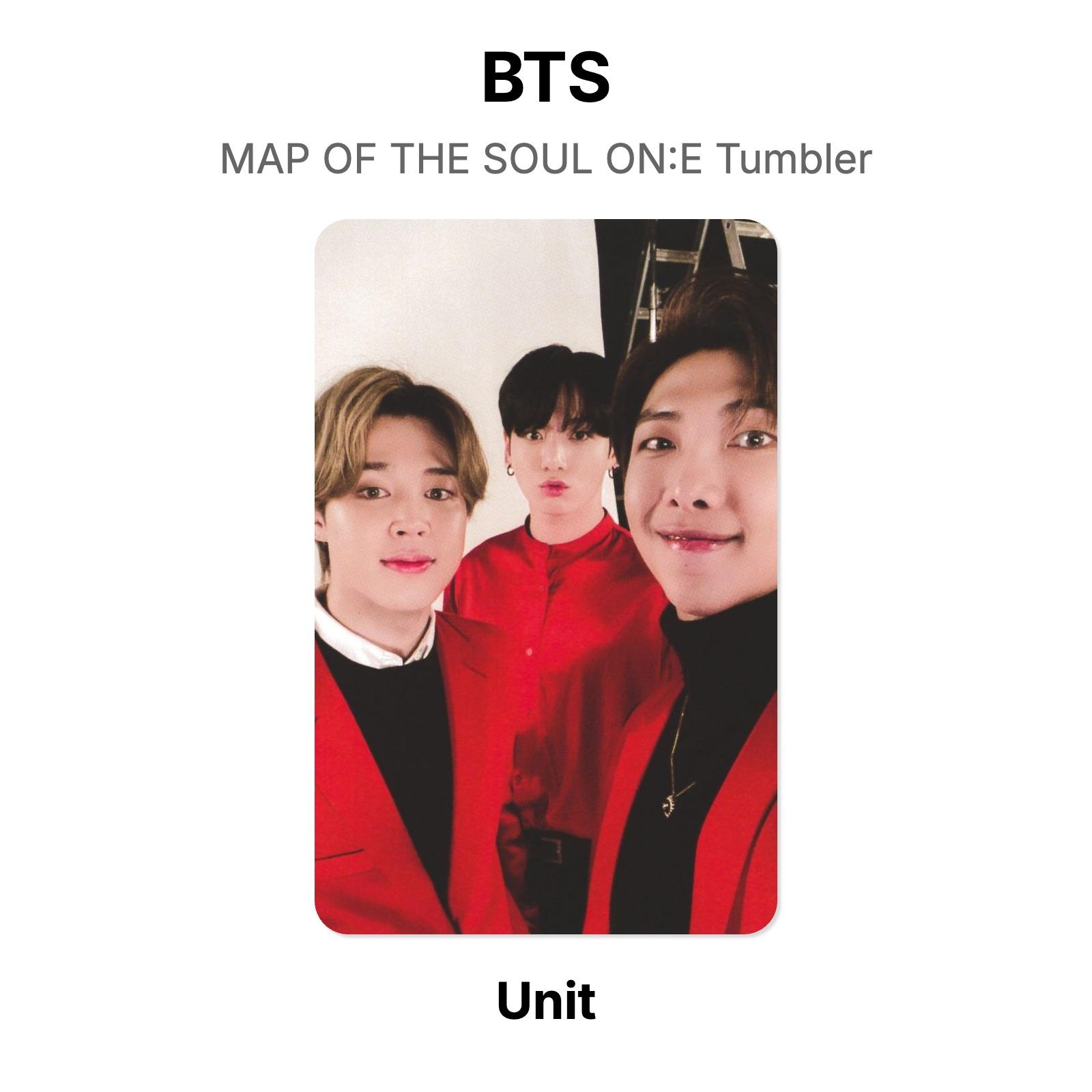BTS MAP OF THE SOUL ON:E Tumbler Official Photocard Unit