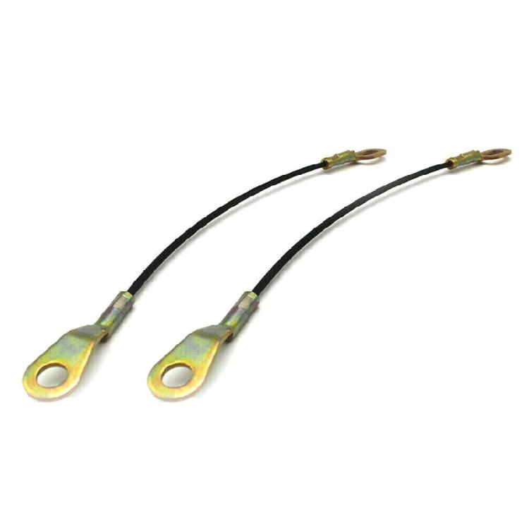 Pickup Side Support Cable Set for BT50 B2500 Rear Gate Repair, 2-Piece Cable Pair With Metal Mounting Ends and 38Cm/15Inch Length UH70-65-760K