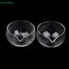 Japanese-Style Matcha Bowl | High Borosilicate Glass Bowl with Spout - Transparent Hammered Texture for Matcha Preparation