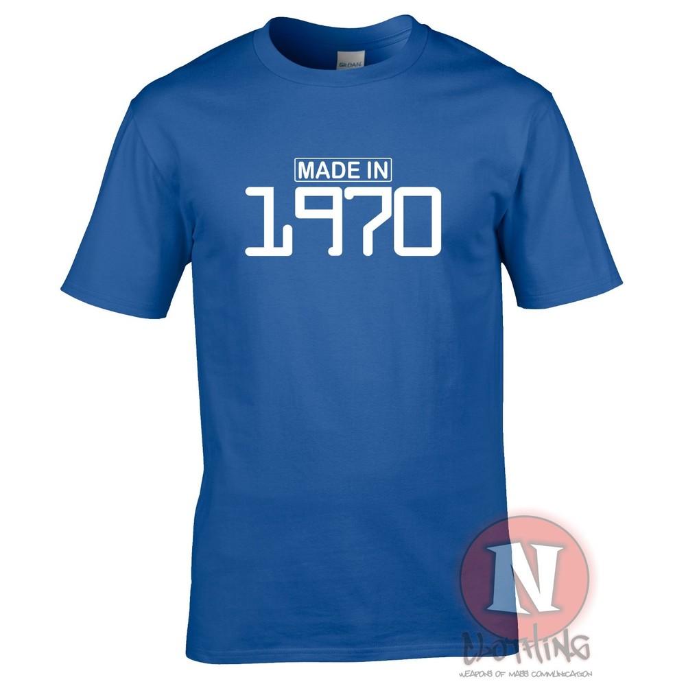 Made In 1970 TShirt Birthday Celebration Present Gift Funny Party Teeshirt