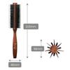 Vess Professional Roll Made In Japan by a Professional 14 Pig Bristle and Nylon with Brush EXC16B Hairdresser's Brush, Manufacturer, Rows, Bristles,