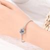 New 925 Silver Jewelry Accessories Bracelet Romantic Classical Butterfly Cross Key Pendant Beaded Bracelet