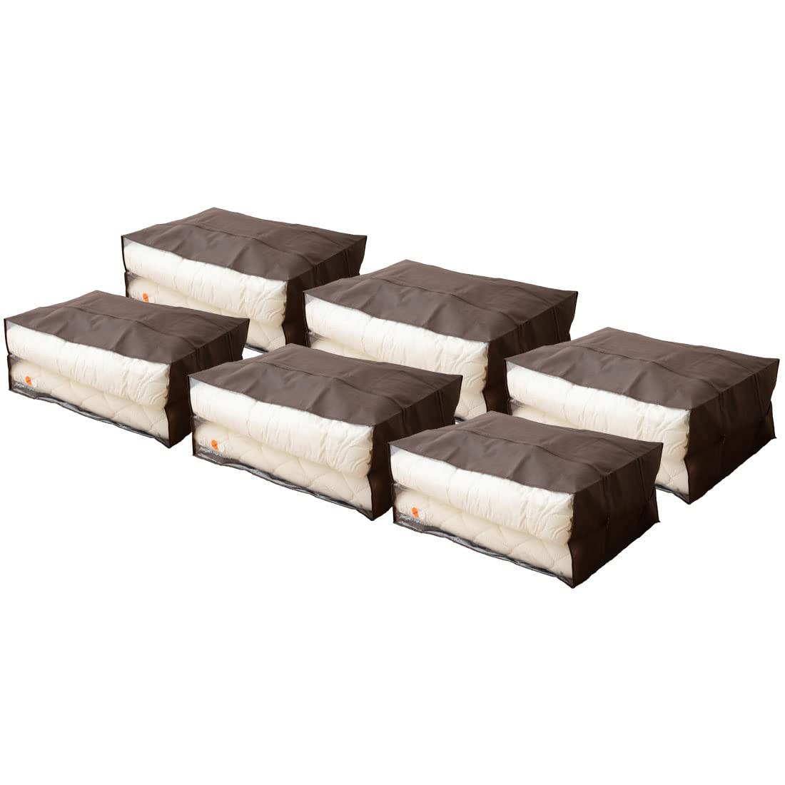 

Чехол для хранения футона EMOOR, набор из 6 предметов, односпальный размер, с ручками и двойной молнией, для наборов футона