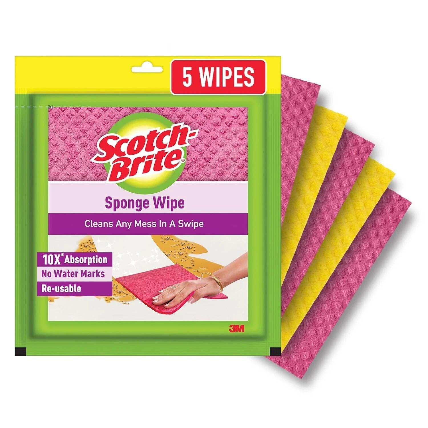 Scotch-Brite Sponge Wipe (Pack of 5)