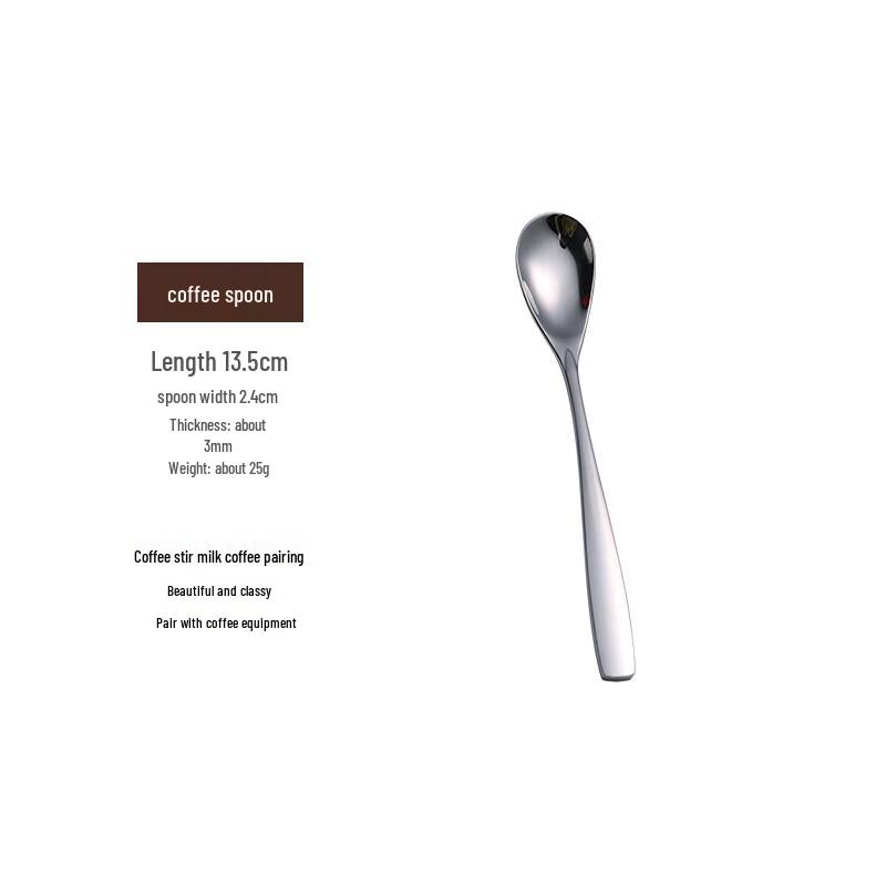 Stainless Steel Multi-purpose Coffee Dessert Spoon