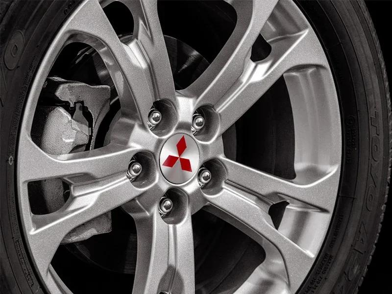 56mm Krytka náboje kola auta Kovové logo Prachotěsná samolepka s logem Pro Mitsubishi Asx Lancer 3 l200 Xpander Pajero 4 Montero V73