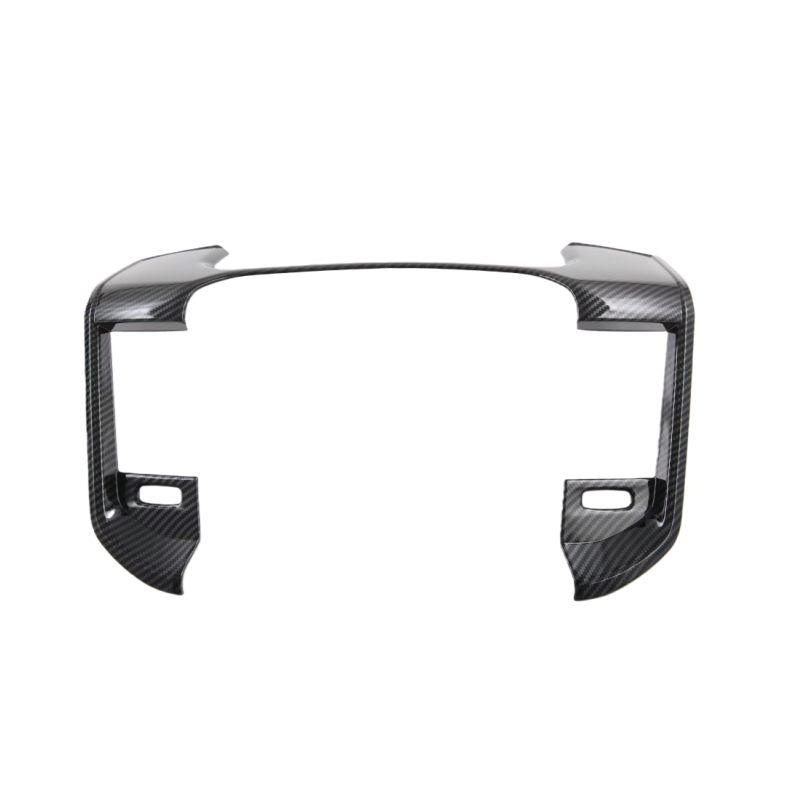 

For Dodge Ram 1500 TRX 2023 2024 ABS Carbon Fiber Pattern Inner Front Dashboard Air Vent Outlet Cover Trim Decoration Frame