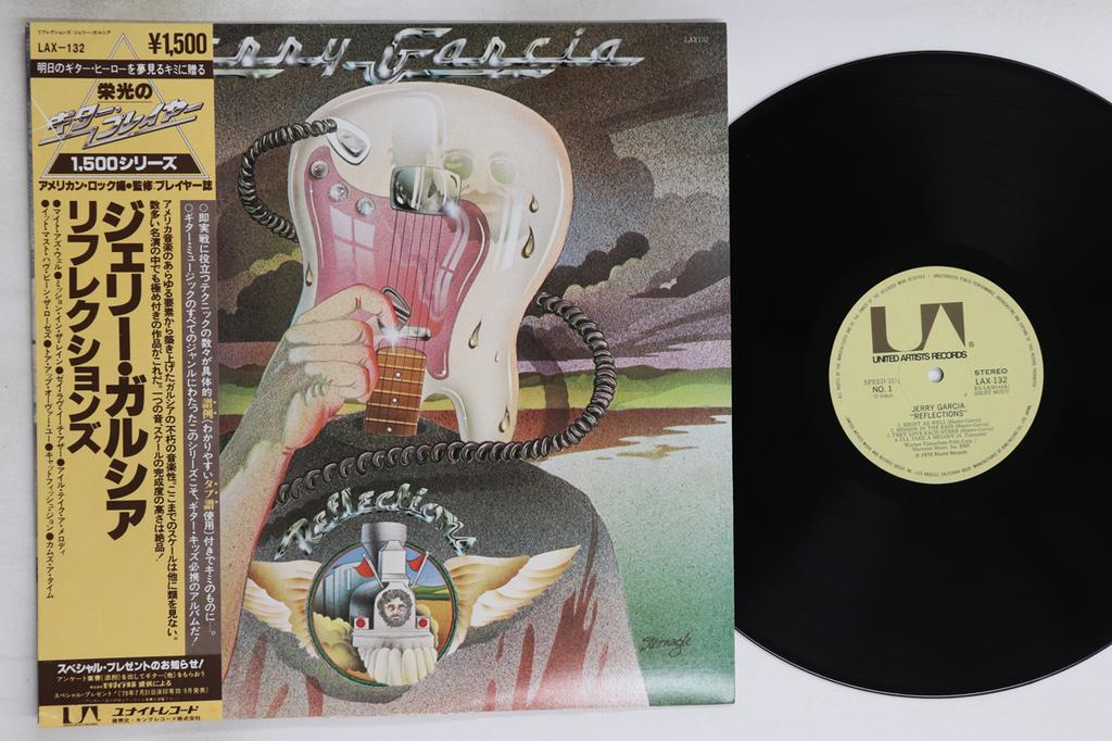 LP Record JERRY GARCIA - Reflections LAX132 UNITED ARTIST 1979 Japan Obi Rock Used
