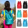 Portable Large Capacity Business Backpack Reflective Solid Color Travel Backpack Waterproof Nylon Student Schoolbag Women