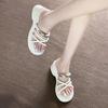 Thick-bottomed open-toed cool slippers women's summer new moon beach slippers women's skirt outer wear