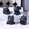 Artistic Magics Cats Resins Sculpture Halloweens Home Accent Easy Cleans Shelf Decoration Holiday Gift Item