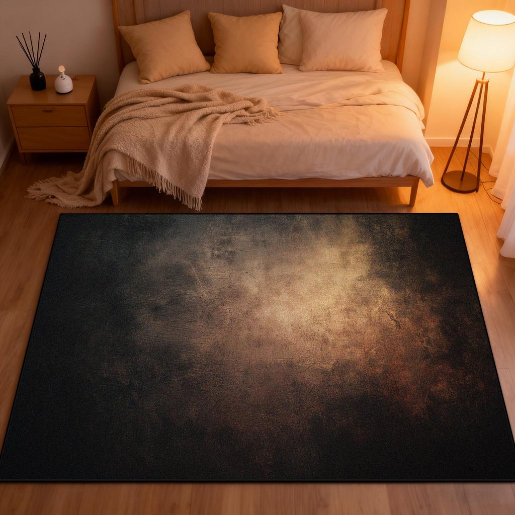 3D Aurora Design Bedroom Bedside Carpet Starry Sky Decoration Washable Living Room Rug Cloakroom Study Non-slip Tables Chair Mat