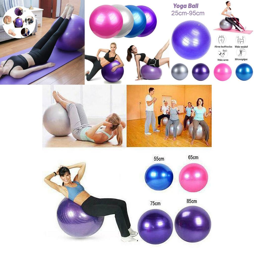 Träning Anti-Burst Träningsyogaboll Fitness Pilates Formning Sport Balans