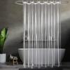 LIEI Transparent PEVA Shower Curtain