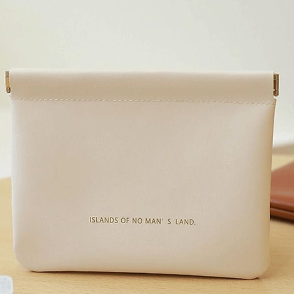 Spring Bag PU Leather Makeup Lipstick Bag Korean Style Small Sunglasses Bag Holder  Outdoor