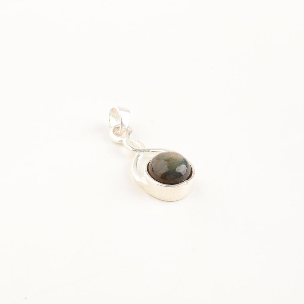 Rare Labradorite Gemstone 925 Sterling Silver Jewelry Pendant Mother's Day Gift CP-25-31