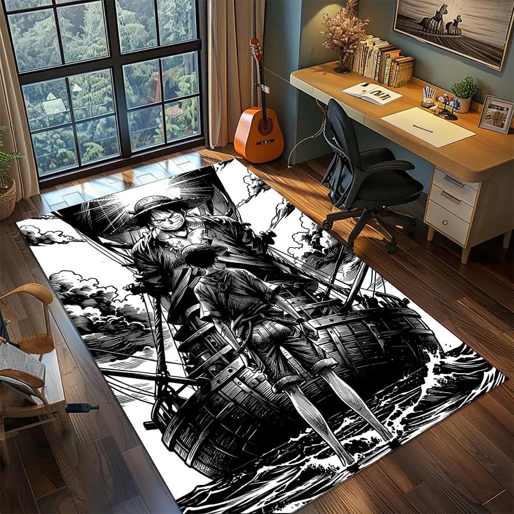 One Piece!Rug Carpet Large Area Rug Non Slip Washable Floor Mat Gamer Room Bedroom Home Decor