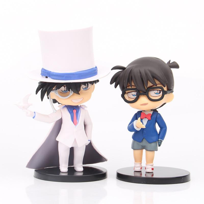 Conan Detective And Kid The Phantom Thief Pvc Models For Desk Decor And Gift