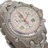 Tag Heuer Cell Watches CG1111-0 WhiteDial Stainless Steel Quartz Chronograph Mens Used