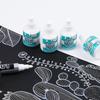 1 Box 22cc White Markers Ink Oil-Based Waterproof Non-Erasable Non-Fading Special Refiller Fluids for White Paint Pens