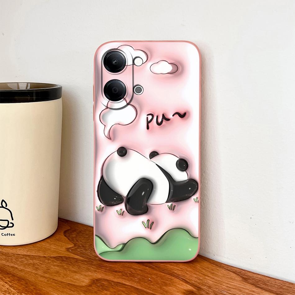 For Vivo Y05 Y11D 4G Phone Case Cute New Design Soft Liquid Silicone Full Protection Anti Drop Bumper For Vivo Y05 / Y11D Funda