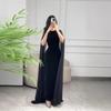 Robe de soirée Velours Bodycon Manches Cache-cœur Automne Hiver Nouvelle Collection Pour Femmes, Style Européen Américain Robe de Soirée Formelle de Fête Pour Crossborder