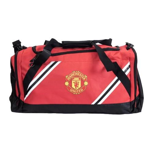 Manchester United FC Taška Duffle s pruhy