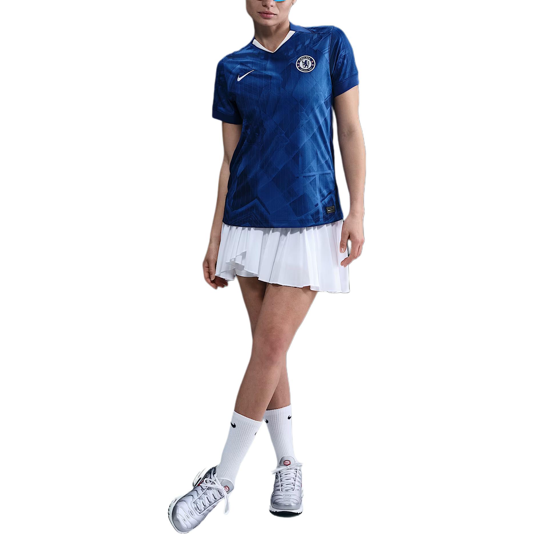 Nike Chelsea Fc 2025/26 Stadium Home Women s Nike Dri-FIT Soccer Replica Jersey HJ5093-496 L