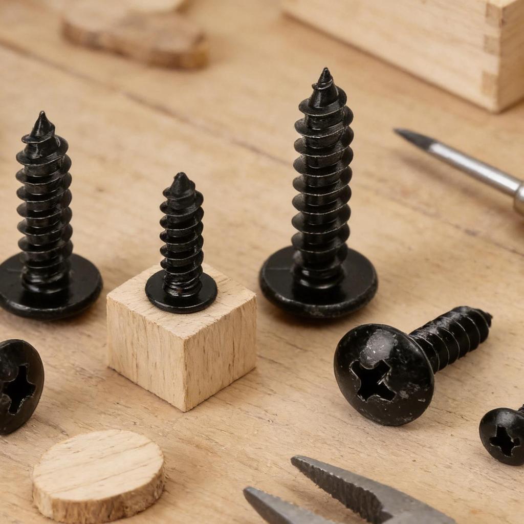 Thread Self-Tapping Flat Pan Screws Carbon Steel Phillips Recessed Truss Screws Furniture Mounting Screw for Sheet Metal Wood