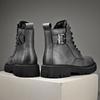 Leather Martin Boots Men's Motorcycle Boots Single Boots Thick Sole