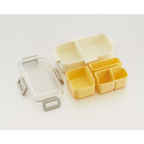 Skater Shokado Fluffy Dome Lid Bento Box 530ml Powder Pastel Basic Made in Japan PFLB6S-A