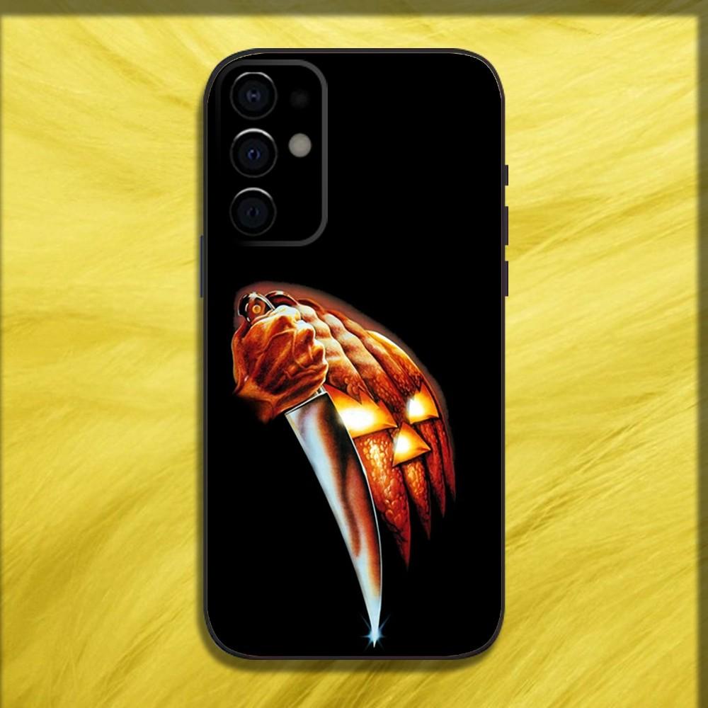 Halloween M-Michael Myers Phone Case For Samsung S24,S21,S22,S23,S30,Ultra,S20,Plus,Fe,Lite,Note,10,9,5G Black Soft Shell