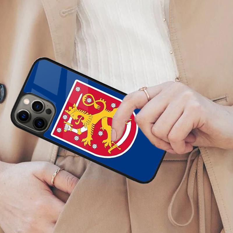 

Finland Grunge Flag Magnetic Phone Case For APPLE iPhone 17 Air 16 14 13 12 Pro Max 15 Plus Wireless Charge With MagSafe Cover iPhone 14