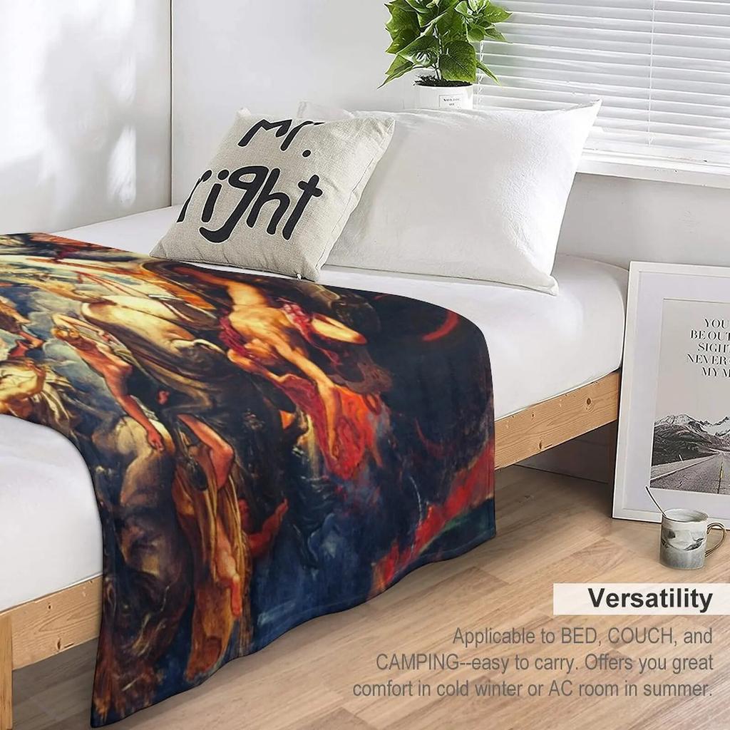 New Battle of the Greek Gods Throw Blanket For Sofa Thin Blankets For Sofas
