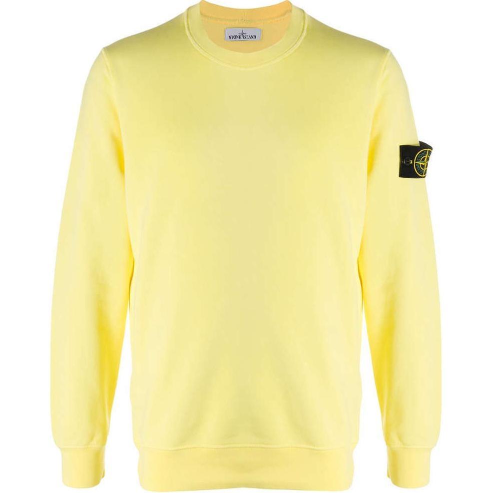 STONE ISLAND Garment Dyed Crewneck Sweatshirt