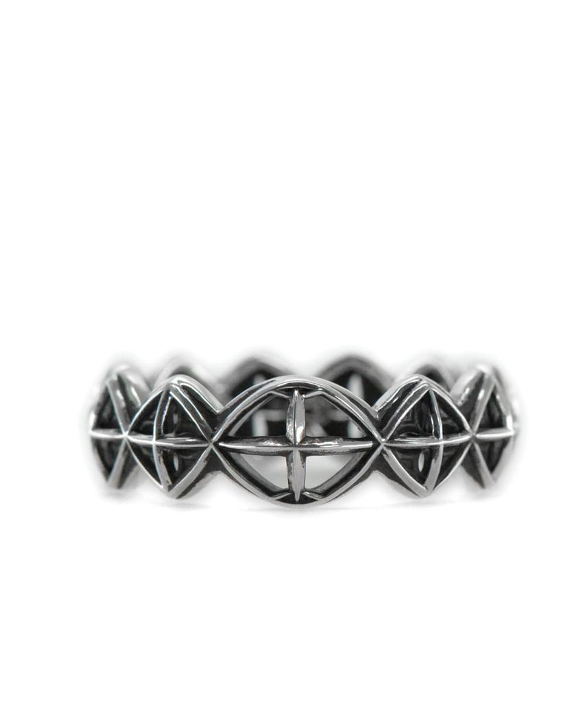 Vivus Gotica Edge Antique Silver Ring