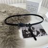 Dress Sweater PU Leather Bowknot Summer Thin Belt Corset Belt Women Waist Belt Adjustable Waistband