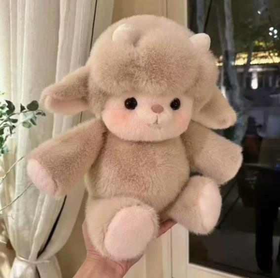 Laufender Panda Lammkleines Lamm Puppe Niedliches Plüschtier Beruhigendes und Schlafkissen Schenken Guten Freunden Feiertags-Überraschungsgeschenke
