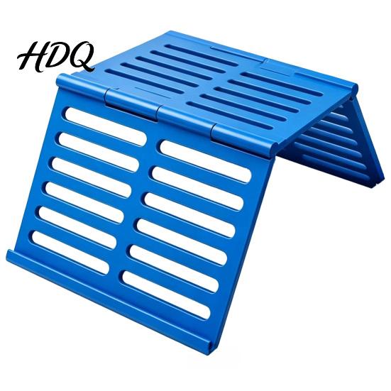 American Mahjong Card Rack Holder for Table 3D Printed Angled Viewing Display Table Accessory Rack Under-Mat Slide-in Stand Foldable