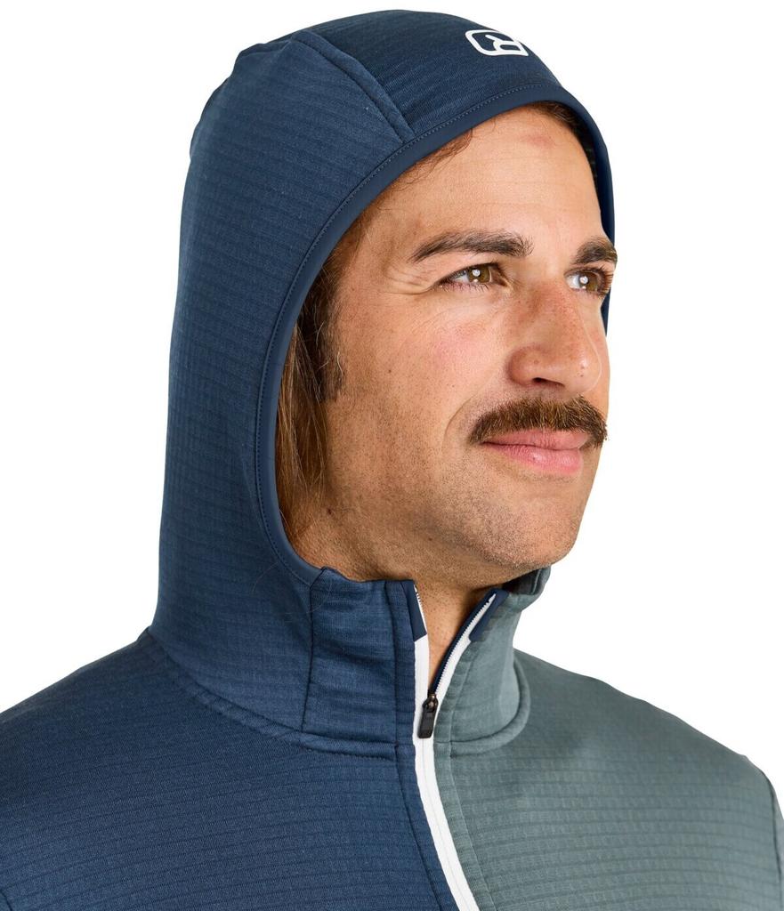 Куртка Ortovox Fleece Light Grid Hooded JKT M deep ocean