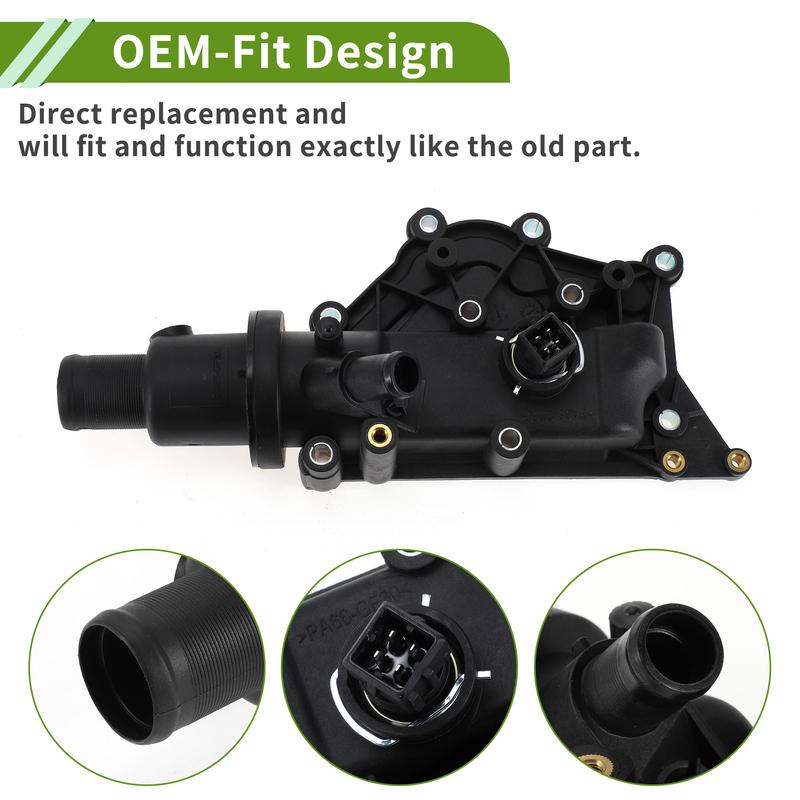 X Autohaux Engine Coolant Thermostat Housing Assembly for Renault Clio 3 Laguna Megane